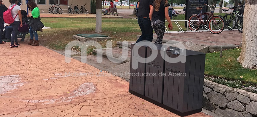 MUPA® instala Mobiliario Urbano en el ITESM Pachuca