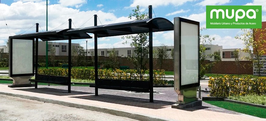 MUPA® instala paraderos de autobús y Mupis luminosos en Zumpango