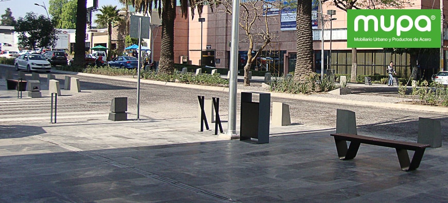 El Mobiliario Urbano llega a Av. Juárez, Puebla