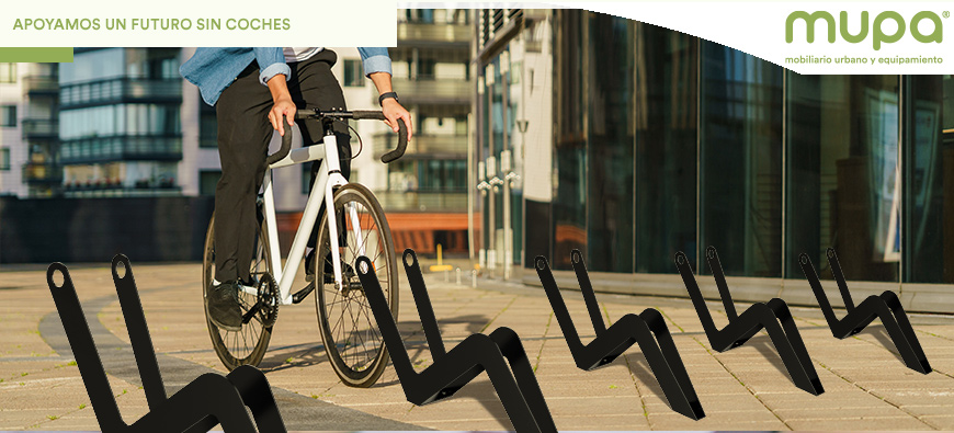 Un futuro sin coche, cómo los Aparcabicicletas MUPA® apoyan el uso de la bicicleta en ciudades modernas