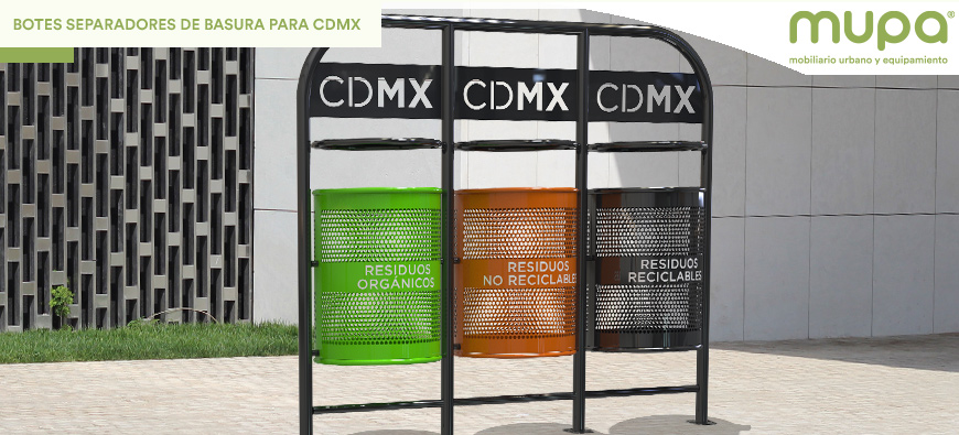 Botes separadores de basura para CDMX: elige, personaliza y cotiza en un solo lugar