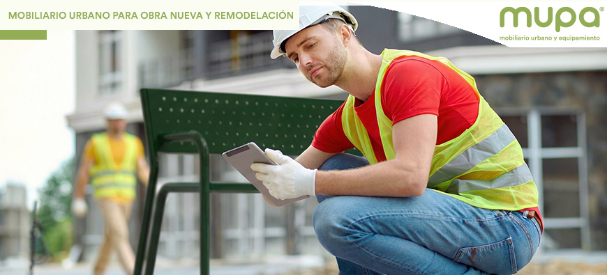 Mobiliario urbano con precios competitivos para obra nueva y renovación
