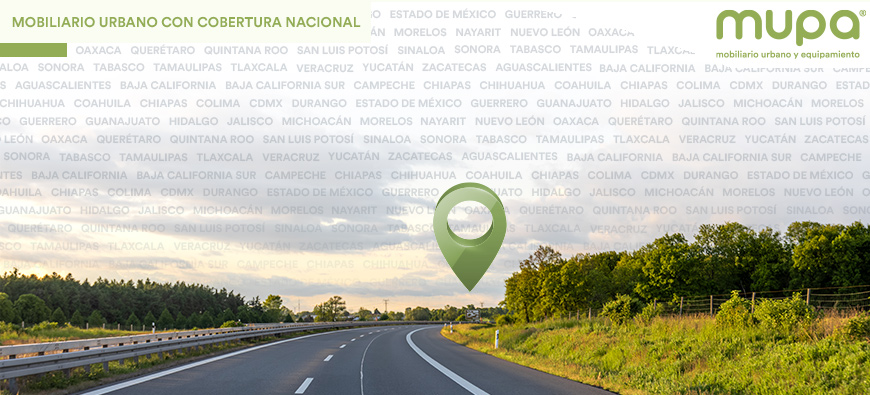Cobertura nacional: el mobiliario urbano llega a su proyecto