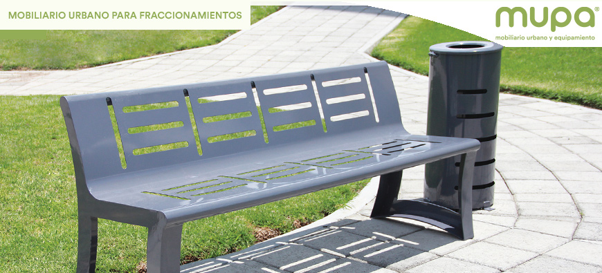 Mobiliario urbano para fraccionamientos: diseño, seguridad y plusvalía