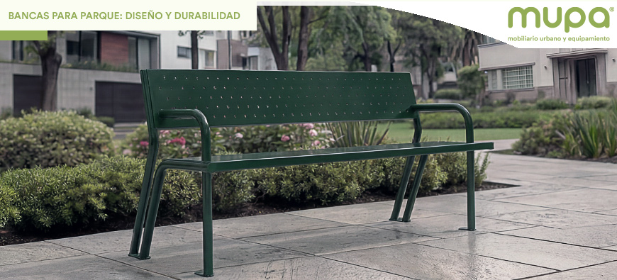 Bancas para parque: diseño y durabilidad