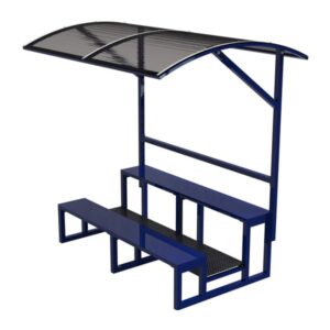 GRADA 01 CON TECHUMBRE CURVA